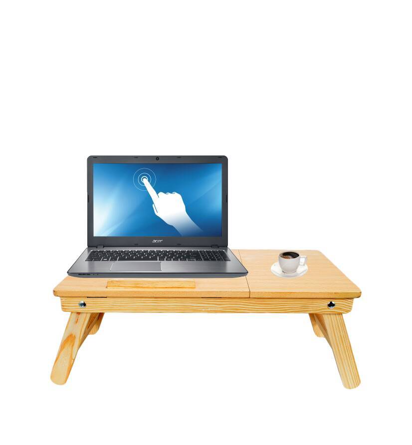 Brown Wooden Laptop Table